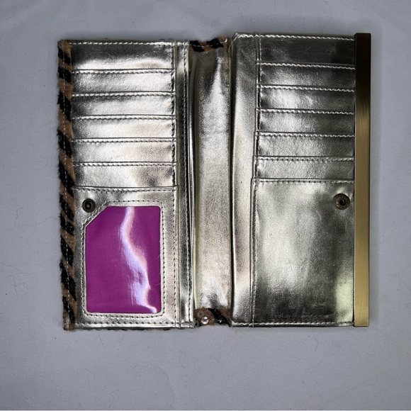 Depeche Mode NY sequin leopard print wallet clutch - Picture 4 of 10